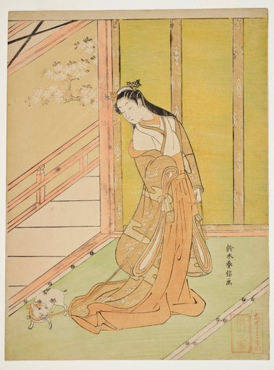 Princess Sannomiya by Suzuki Harunobu